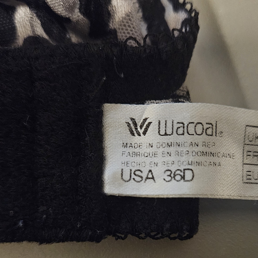 Wacoal Black And Gray Lingerie Set - image 5